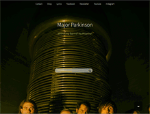 Tablet Screenshot of majorparkinson.com